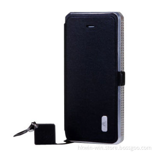 Luxury and High Quality Aluminum Bumper Case for iPhone 5/5S, Made of Cow Leather Cover and S136